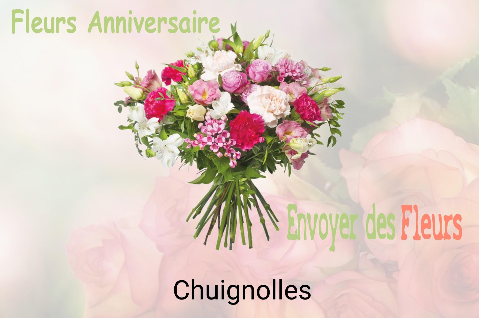 Bouquet de fleurs d’anniversaire livré à Chuignolles